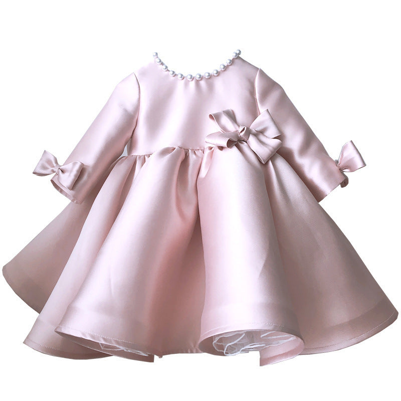 Cute Bow Fluffy Formal Dress
