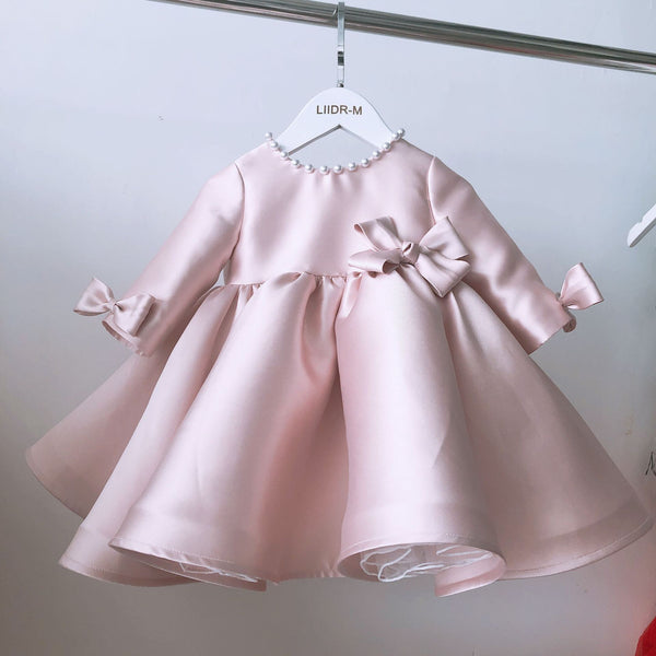 Cute Bow Fluffy Formal Dress