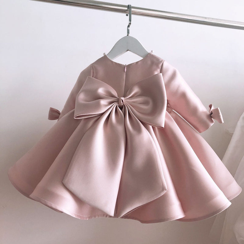 Cute Bow Fluffy Formal Dress