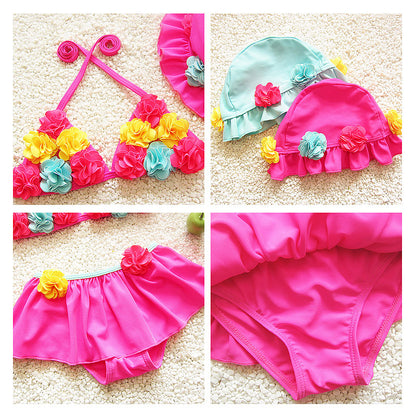 Summer Girls Floral Bikini Swimsuit