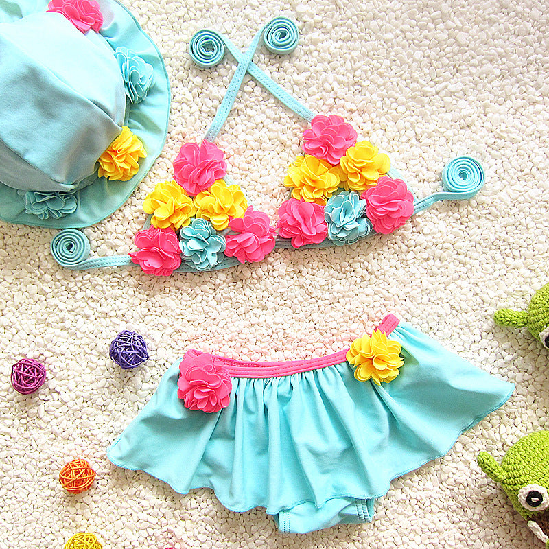 Summer Girls Floral Bikini Swimsuit