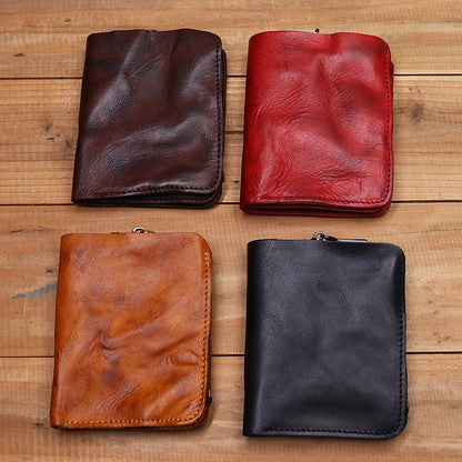 Vintage Handmade Leather Cash Wallet