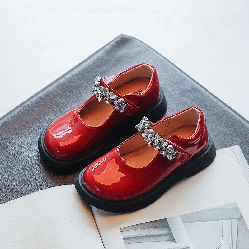 Children's Solid Color Princess Shoes