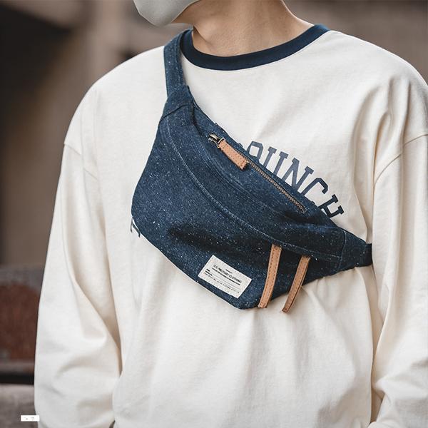 Retro Snowflake Denim Bag