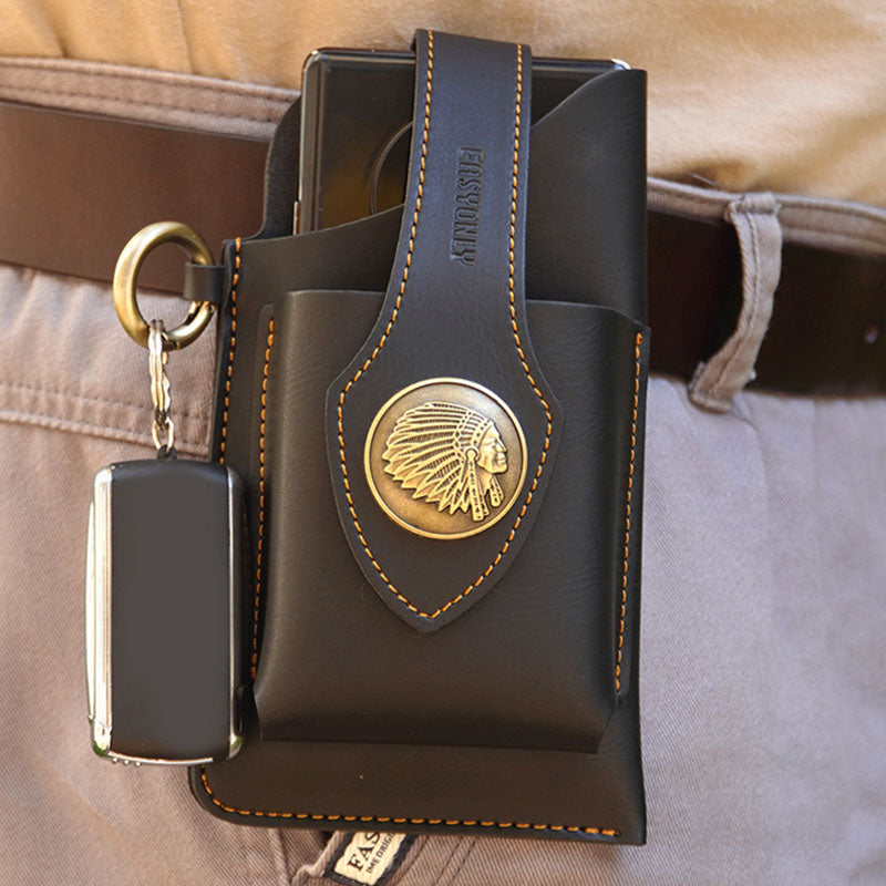 Handmade Magnetic Clasp Phone bag Waist Bag