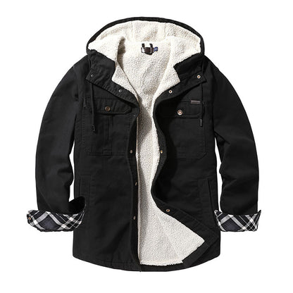 Casual Plus Fleece Long-sleeved Jacket