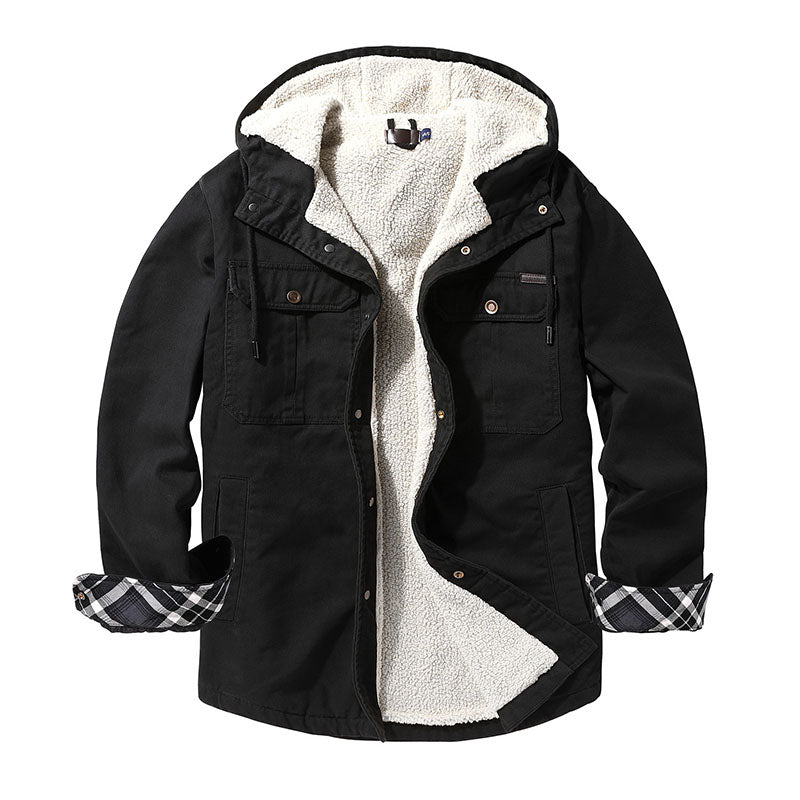 Casual Plus Fleece Long-sleeved Jacket