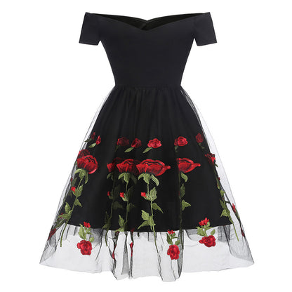 Summer Rose Lace Dress