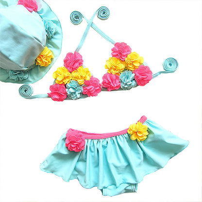 Summer Girls Floral Bikini Swimsuit