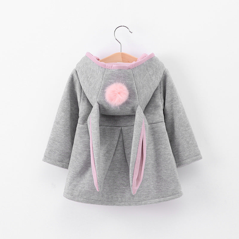 Kid's Cute Rabbit Ear Coat