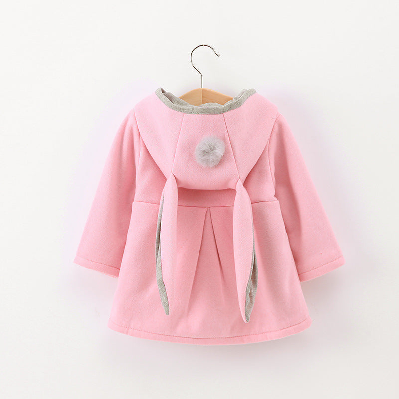 Kid's Cute Rabbit Ear Coat