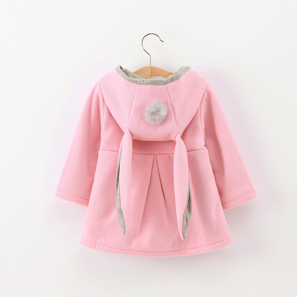 Kid's Cute Rabbit Ear Coat