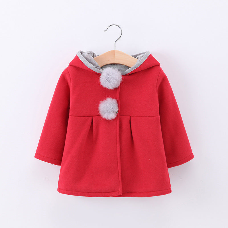 Kid's Cute Rabbit Ear Coat