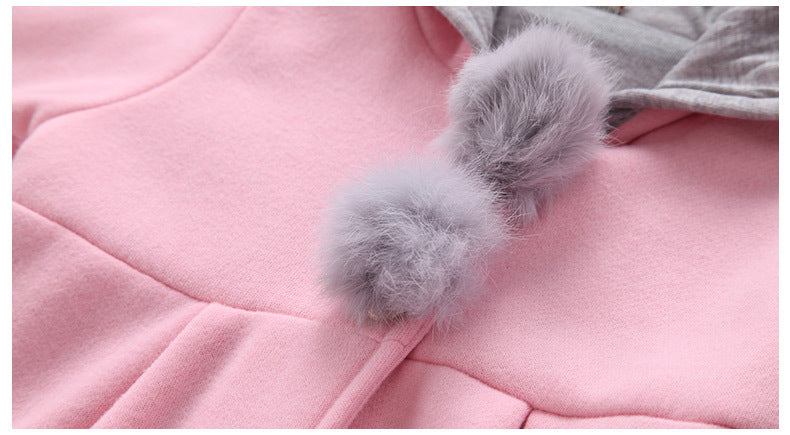 Kid's Cute Rabbit Ear Coat