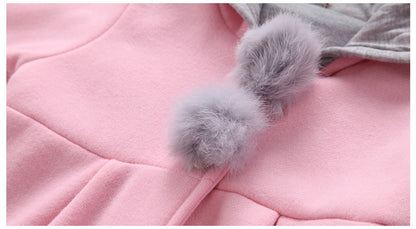 Kid's Cute Rabbit Ear Coat