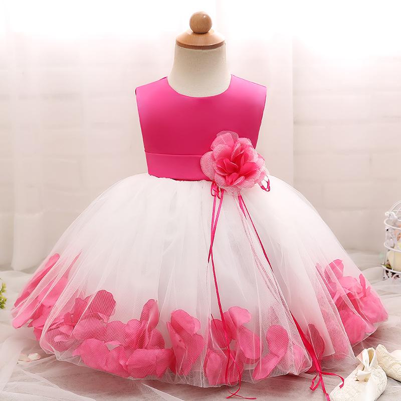 Sweet Girl Flower Birthday Party Dress