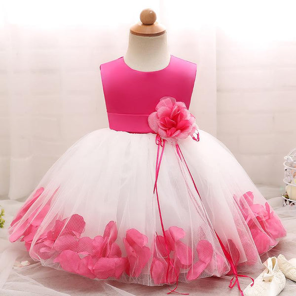 Sweet Girl Flower Birthday Party Dress