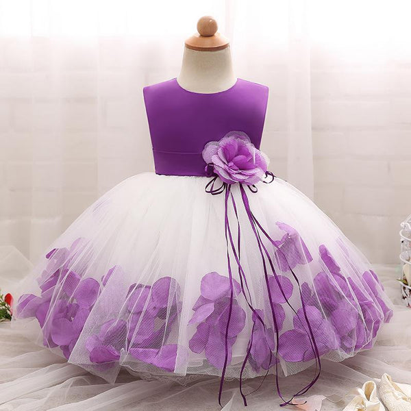 Sweet Girl Flower Birthday Party Dress