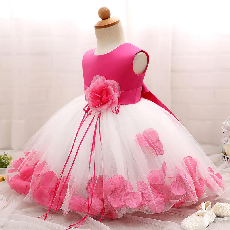 Sweet Girl Flower Birthday Party Dress