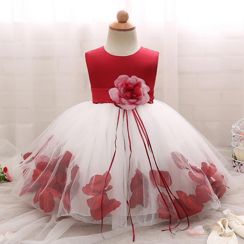 Sweet Girl Flower Birthday Party Dress