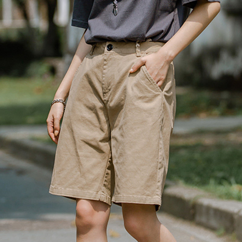 Japanese Loose Outdoor Cropped Shorts