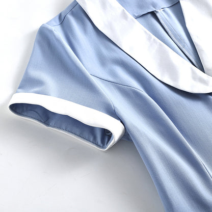 1950s Vintage Blue Midi Dress