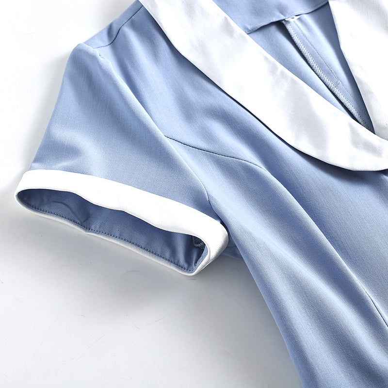 1950s Vintage Blue Midi Dress