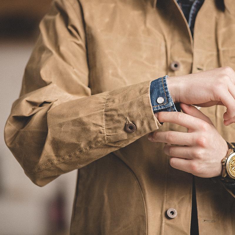Mens  Retro Casual  Canvas Jacket