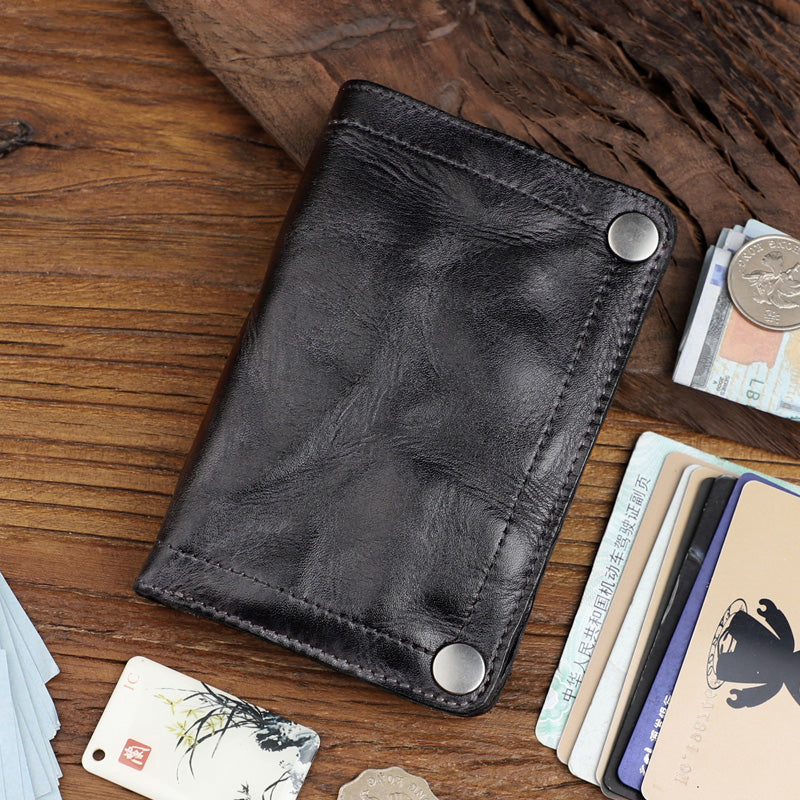 Leather Handmade Wallet High Capacity Wallet