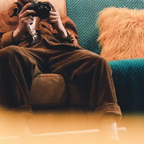 Retro  Corduroy Pants