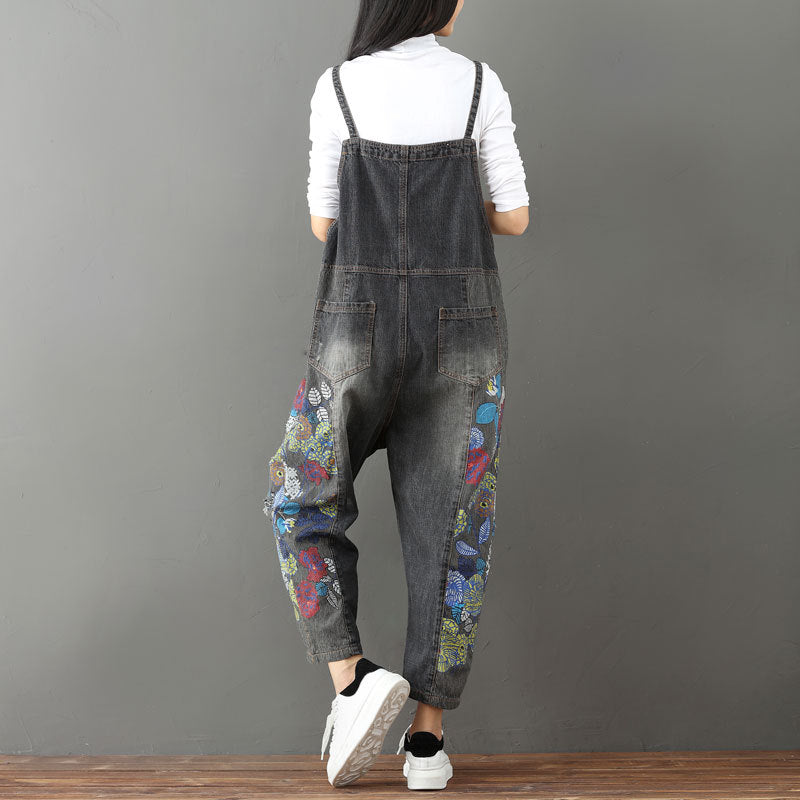 Loose Printed Overalls