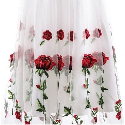 Summer Rose Lace Dress