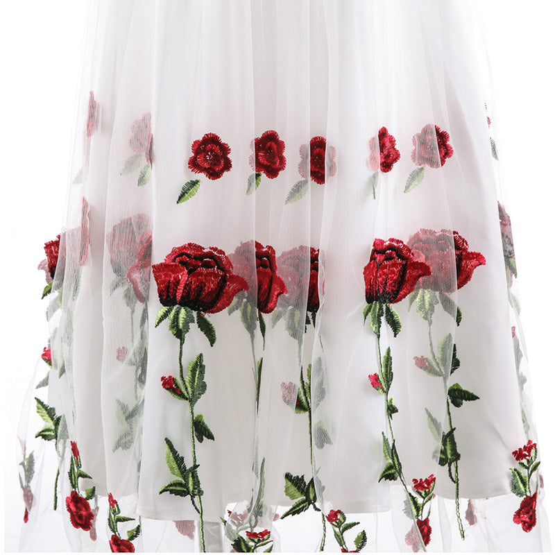 Summer Rose Lace Dress
