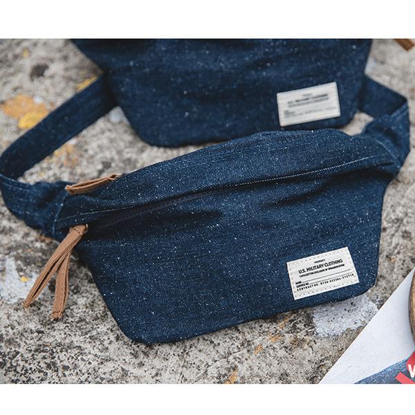 Retro Snowflake Denim Bag