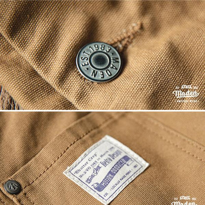 Retro Khaki Classic Overalls