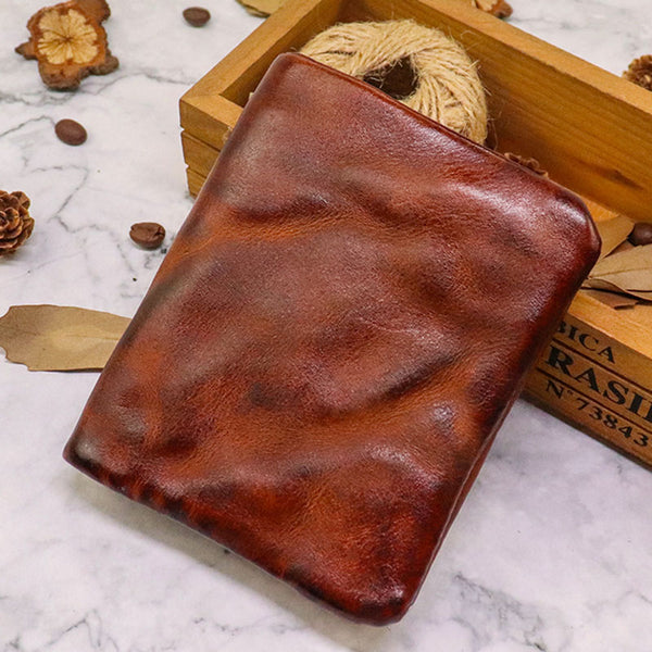 Wrinkled Retro Multi-card Soft Wallet
