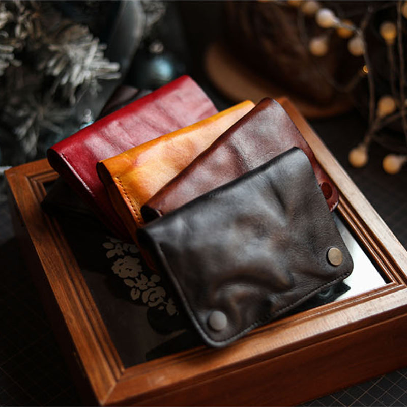 Retro Leather Multiple Card Slots Wallet