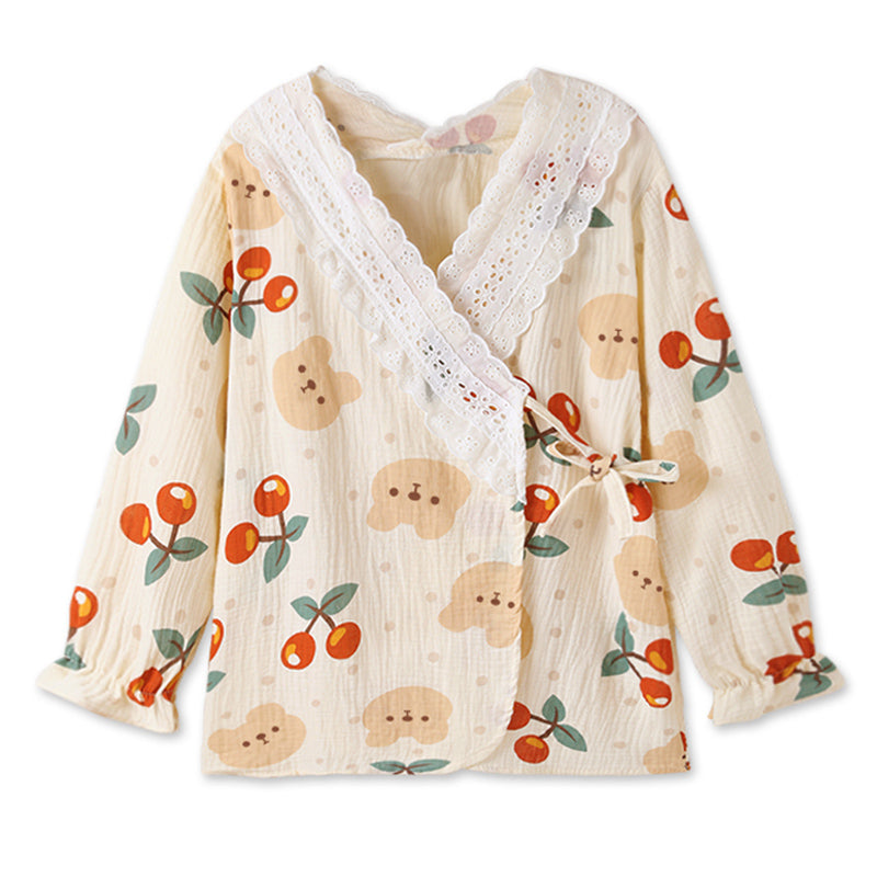 Japanese Cherry Kimono Pajamas