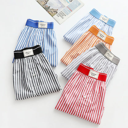 Striped Underwear Loose Cotton Arrow Pant Shorts