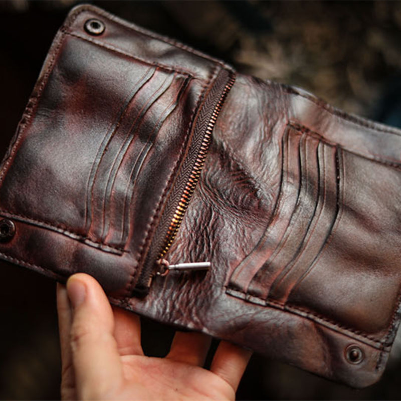 Retro Leather Multiple Card Slots Wallet