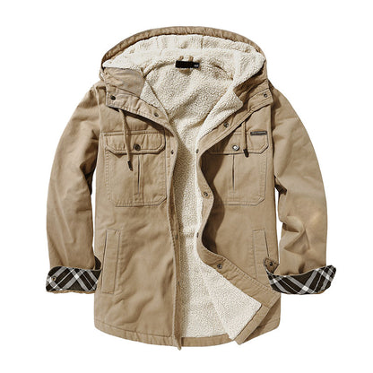 Casual Plus Fleece Long-sleeved Jacket