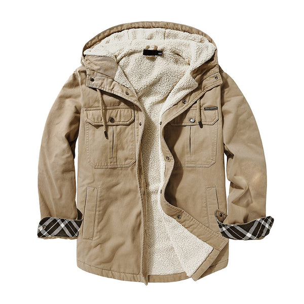 Casual Plus Fleece Long-sleeved Jacket