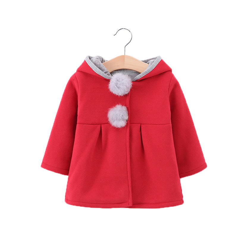 Kid's Cute Rabbit Ear Coat