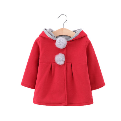 Kid's Cute Rabbit Ear Coat