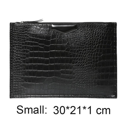 Crocodile Pattern Envelope Clutch