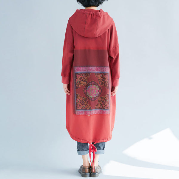 Loose Casual Printed Long Dress