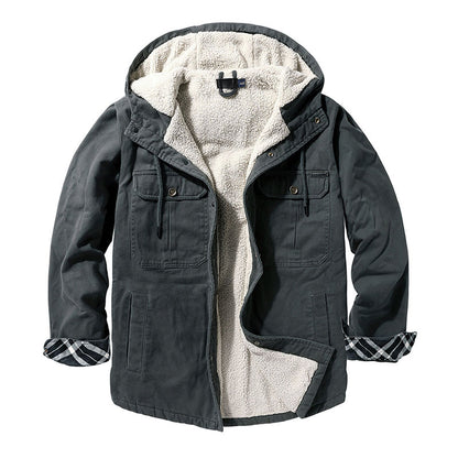 Casual Plus Fleece Long-sleeved Jacket