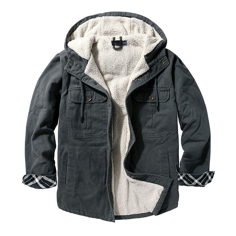 Casual Plus Fleece Long-sleeved Jacket