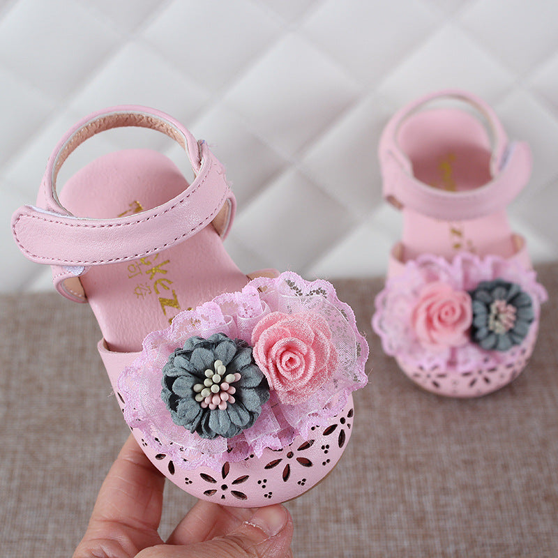 Summer Girls Cute Flower Sandals