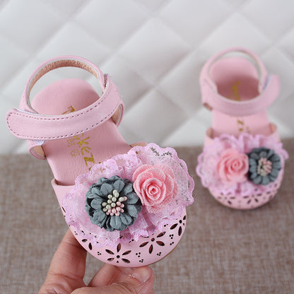 Summer Girls Cute Flower Sandals